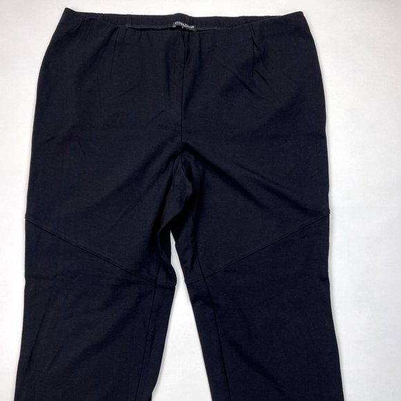 Eileen Fisher Ankle Zip Pants Women 1X? Elastic waist Flat front Stretch Viscose - Picture 3 of 11